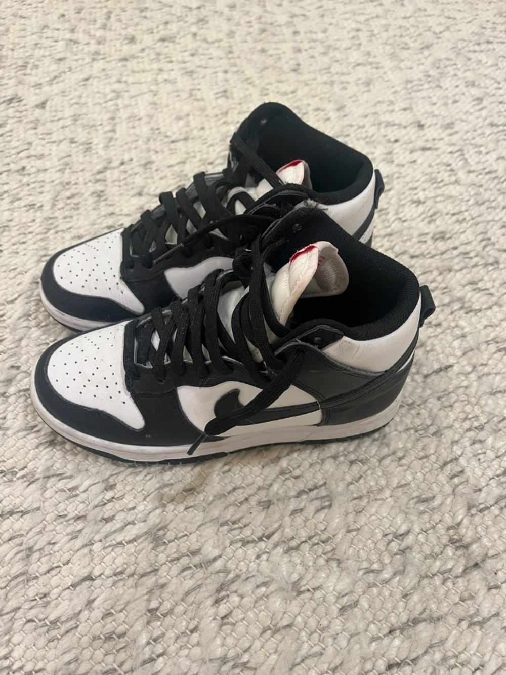 Nike Women’s Dunk High Panda Sneakers. Lightly worn.